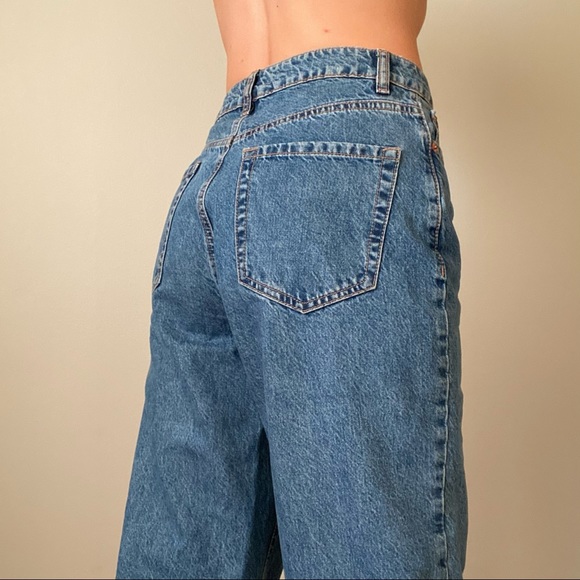 NWOT Garage denim high-waisted wide leg jeans - Picture 3 of 7